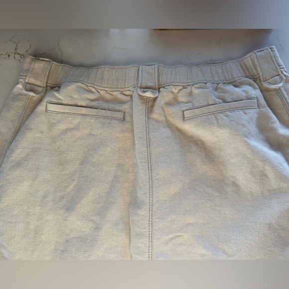 Lafayette 148 Cream Linen Skirt Midi with Front Slit / 8 - Picture 11 of 11